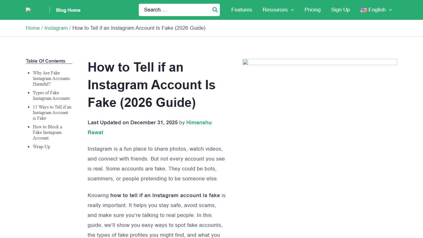How to Tell if an Instagram Account Is Fake (2026 Guide) - Outfy