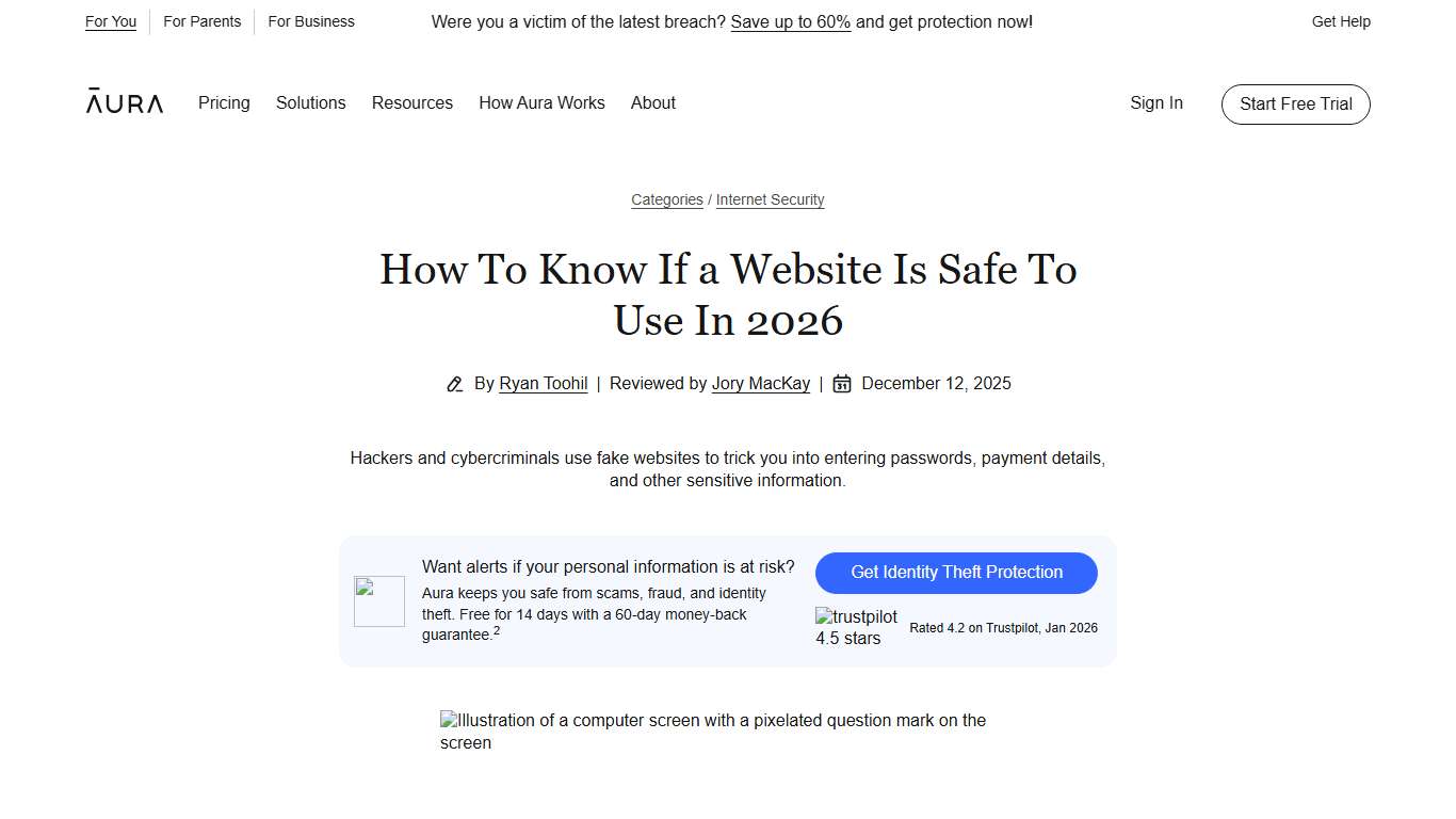 How To Know If a Website Is Safe To Use In 2026